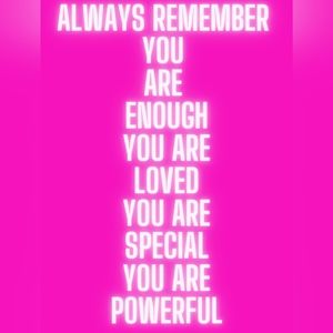 Special Reminder, Self-care